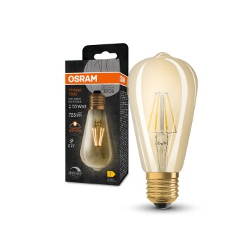 Luminaires Osram E27 LED 6.5 Watt blanc chaud dimmable 725 Lumen