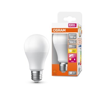 Luminaires Osram E27 LED 8.8 Watt blanc chaud 806 Lumen