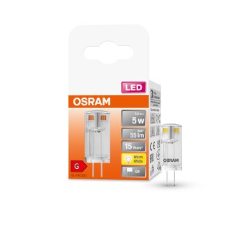 Luminaires Osram G4 LED 0.6 Watt blanc chaud 55 Lumen