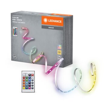 LED Bande LED Luminaires Ledvance LED Blanc, 1 lumière, Télécommandes, Changeur de couleurs