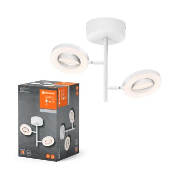 Decor Plafonnier Luminaires Ledvance LED Blanc, 2 lumières