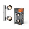 Decor Plafonnier Luminaires Ledvance LED Argenté, 2 lumières