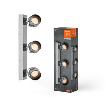 Decor Plafonnier Luminaires Ledvance LED Argenté, 3 lumières