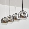 Ripoll Suspension Chrome, Clair, 4 lumières