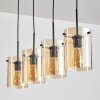 Parane Suspension Ambre, 4 lumières