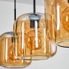 Lauden Suspension Ambre, 5 lumières