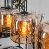 Lauden Suspension Ambre, 5 lumières