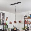 Ripoll Suspension Clair, Cuivré, 3 lumières