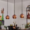 Koyoto Suspension Cuivré, 3 lumières