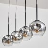 Ripoll Suspension Chrome, Clair, 4 lumières