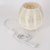 Malpica Lampe à poser Beige, 1 lumière