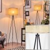 Sabadim Lampadaire beige, 1 lumière