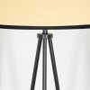 Chellas Lampadaire beige, Noir, 1 lumière