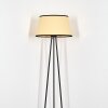 Chellas Lampadaire beige, Noir, 1 lumière