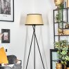 Chellas Lampadaire beige, Noir, 1 lumière