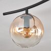 Gastor Plafonnier, Boule lumineuse Ambre, Clair, Fumé, 6 lumières