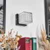 Medvik Applique murale LED Noir, 1 lumière