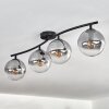 Gastor Plafonnier, Boule lumineuse Clair, Fumé, 4 lumières