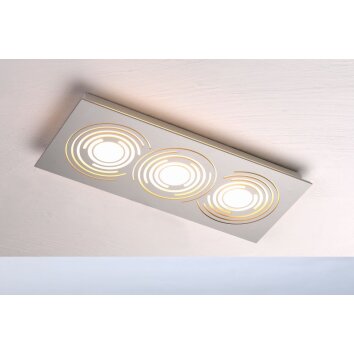 Plafonnier Bopp GALAXY COMFORT LED Aluminium, 3 lumières