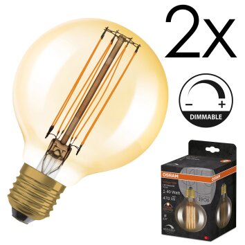 E27 LED 5.8 Watt blanc chaud dimmable 470 Lumen