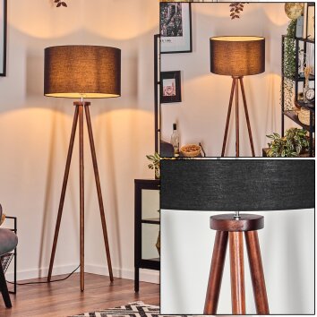 Flemming Lampadaire Brun foncé, 1 lumière