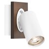 Spot Plafonnier Luminaires Ledvance LED Couleur bois, Blanc, 1 lumière