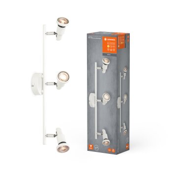 Spot Plafonnier Luminaires Ledvance LED Blanc, 3 lumières