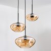 Mertola Suspension, Boule lumineuse Noir, 5 lumières