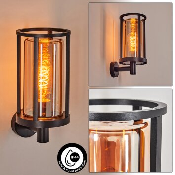 Martinha Lampe murale d´extérieur Noir, 1 lumière