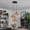 Mertola Suspension, Boule lumineuse Noir, 3 lumières