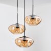 Mertola Suspension, Boule lumineuse Noir, 3 lumières