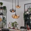 Mertola Suspension, Boule lumineuse Noir, 3 lumières