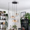 Mertola Suspension, Boule lumineuse Noir, 3 lumières