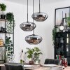 Mertola Suspension, Boule lumineuse Noir, 3 lumières