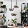 Mertola Suspension, Boule lumineuse Noir, 3 lumières