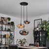 Mertola Suspension, Boule lumineuse Noir, 3 lumières