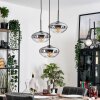 Mertola Suspension, Boule lumineuse Noir, 3 lumières