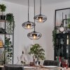 Mertola Suspension, Boule lumineuse Noir, 3 lumières