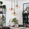 Mertola Suspension, Boule lumineuse Noir, 3 lumières