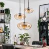 Mertola Suspension, Boule lumineuse Noir, 3 lumières