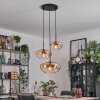 Mertola Suspension, Boule lumineuse Noir, 3 lumières