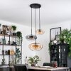 Mertola Suspension, Boule lumineuse Noir, 3 lumières