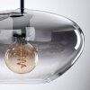 Mertola Suspension, Boule lumineuse Noir, 3 lumières