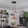 Mertola Suspension, Boule lumineuse Noir, 3 lumières