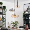 Mertola Suspension, Boule lumineuse Noir, 3 lumières