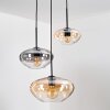 Mertola Suspension, Boule lumineuse Noir, 3 lumières