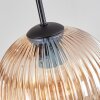 Koyoto Suspension, Boule lumineuse 35 cm Ambre, Clair, 4 lumières