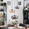 Mertola Suspension, Boule lumineuse Noir, 3 lumières