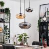 Mertola Suspension, Boule lumineuse Noir, 3 lumières