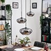 Mertola Suspension, Boule lumineuse Noir, 3 lumières